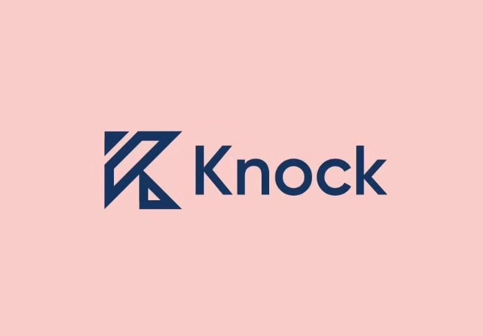 Brand logo design on dark background